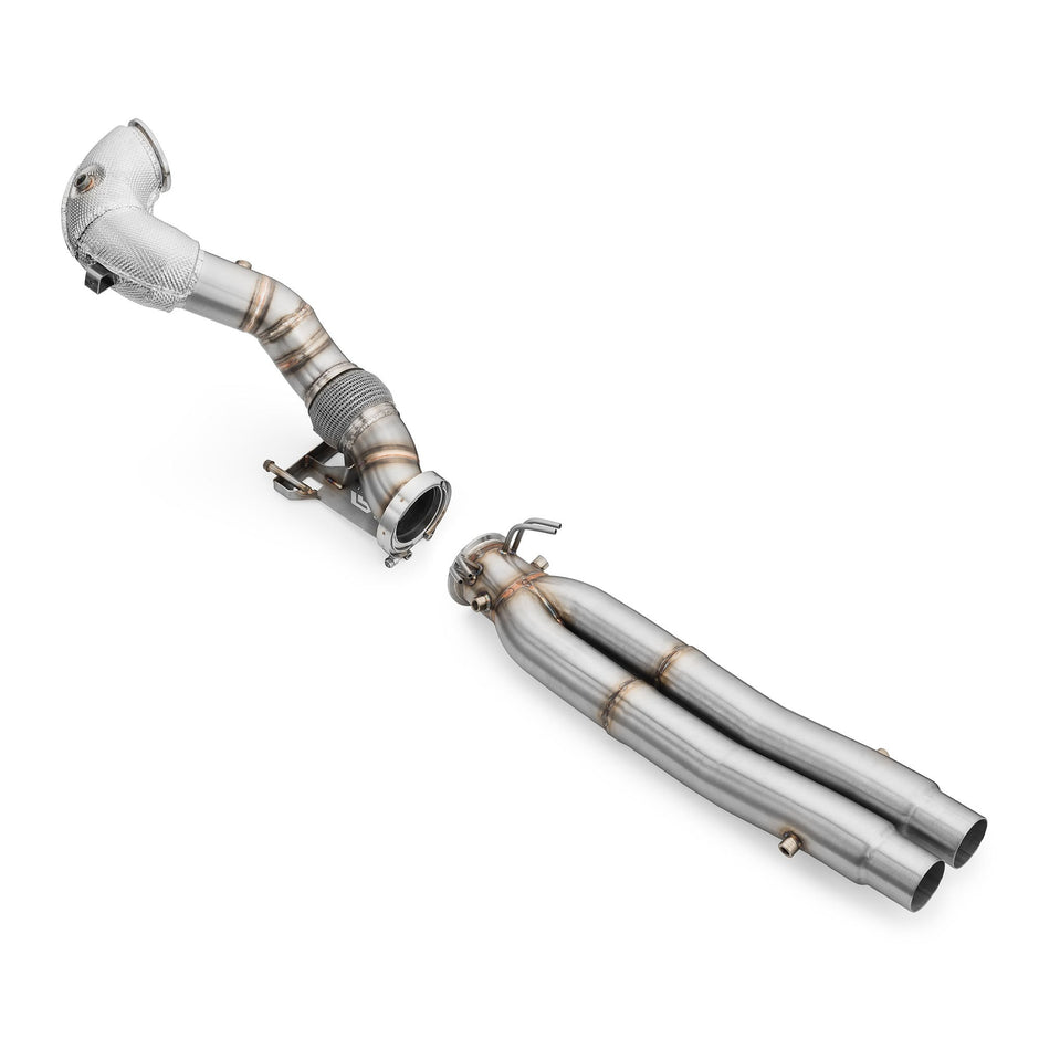 Downpipe AUDI TTRS 2.5 TFSI with heat shield RM Motors