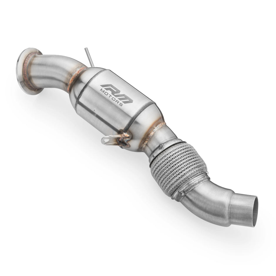 Downpipe BMW E70 X5 30d M57N2 + Ljuddämpare RM Motors