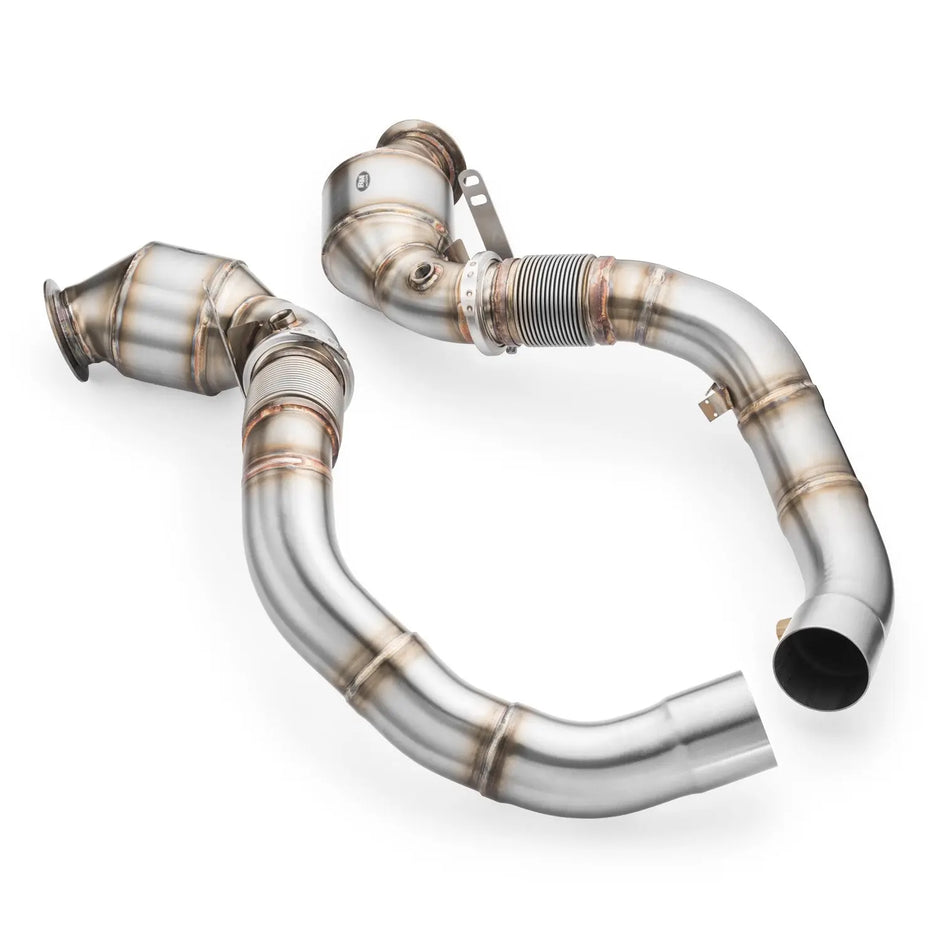 Downpipe BMW M5 F90 + CATALYST HJS 300 cpsi EURO 6 RM Motors