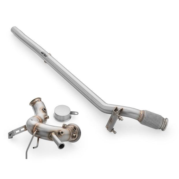 Downpipe+ DPF OFF set Volkswagen Golf VIII 2.0 TDI GTD +heat shield RM Motors