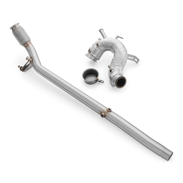 Downpipe+ DPF OFF set Volkswagen Golf VIII 2.0 TDI GTD +heat shield RM Motors