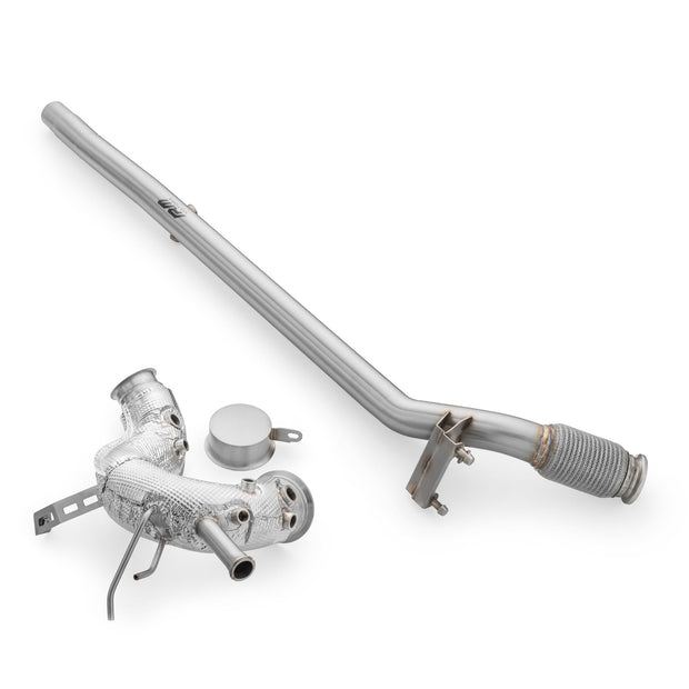 Downpipe+ DPF OFF set Volkswagen Golf VIII 2.0 TDI GTD +heat shield RM Motors