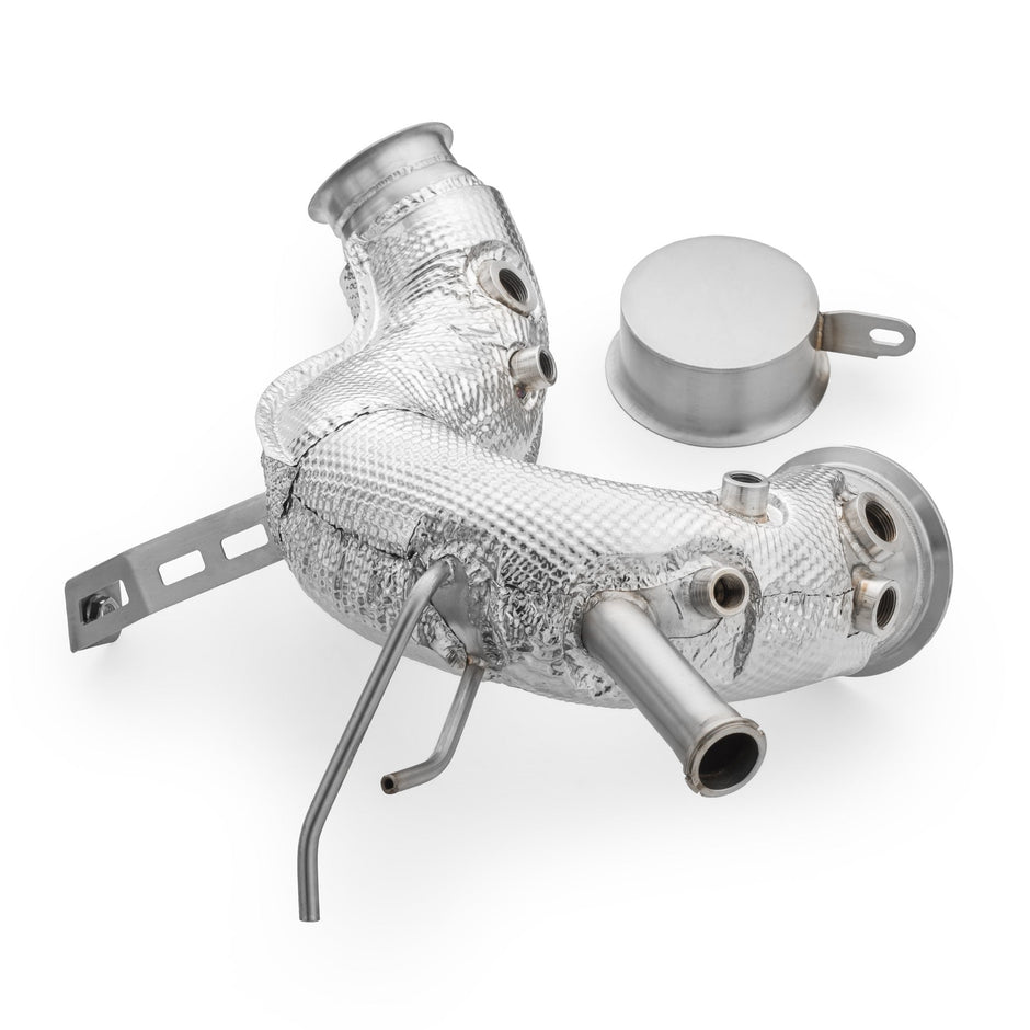 Downpipe+ DPF OFF set Volkswagen Golf VIII 2.0 TDI GTD +heat shield RM Motors