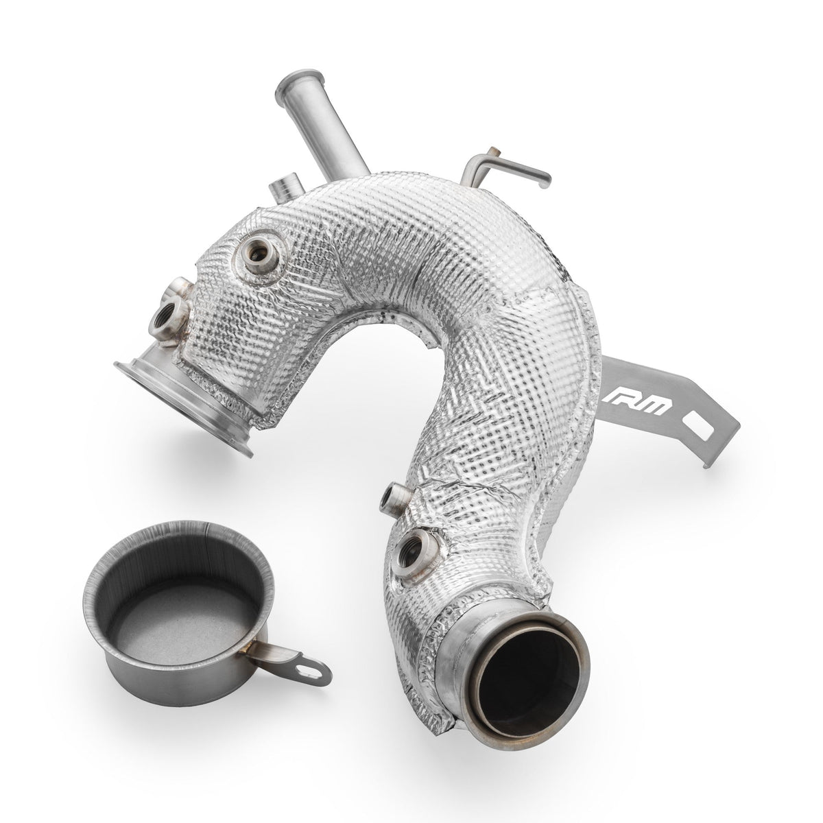 Downpipe+ DPF OFF set Volkswagen Golf VIII 2.0 TDI GTD +heat shield RM Motors