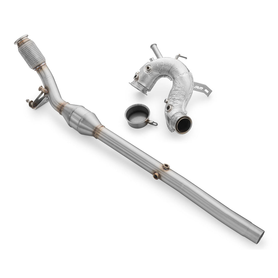 Downpipe+ DPF OFF set Volkswagen Golf VIII 2.0 TDI GTD +heat shield RM Motors
