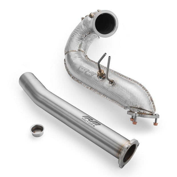 Downpipe set AUDI A6 S6 / Avant / Sportback / Avant Quattro 3.0 TDI +heat shield RM Motors