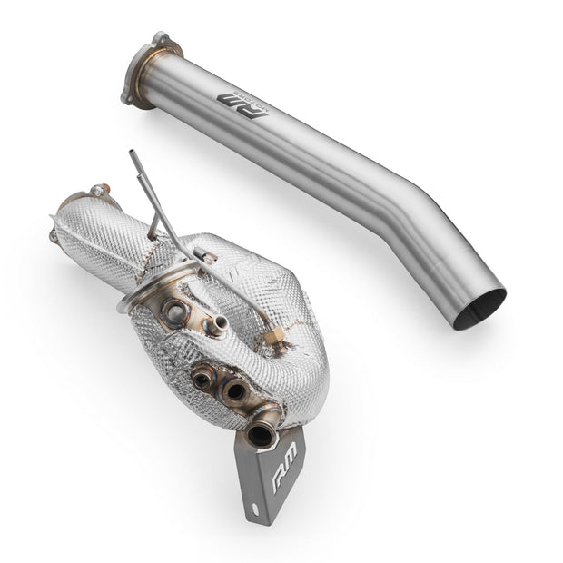 Downpipe set AUDI A6 S6 / Avant / Sportback / Avant Quattro 3.0 TDI +heat shield RM Motors