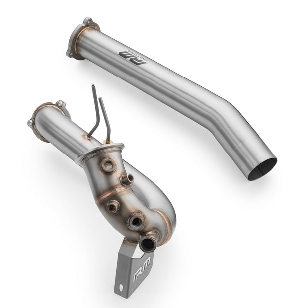 Downpipe set AUDI A7 Sportback 3.0 TDI +heat shield RM Motors