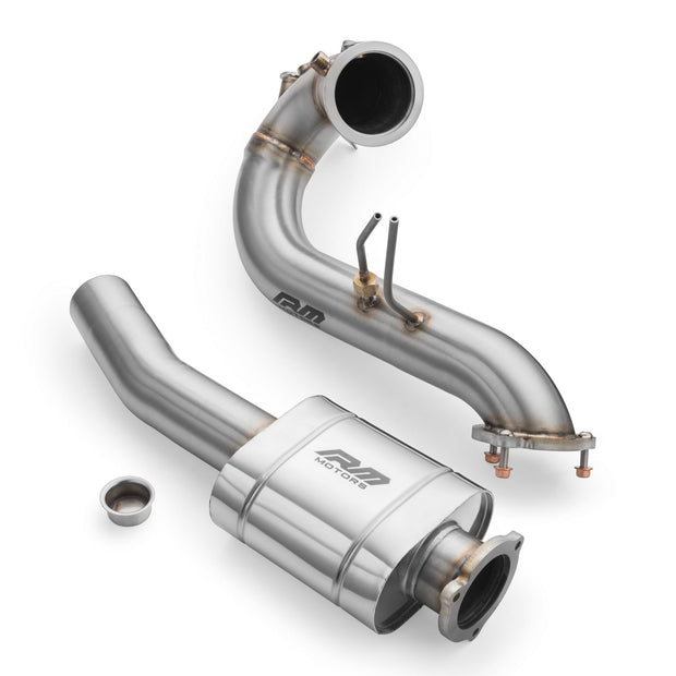 Downpipe set AUDI A8 S8 / Quattro 3.0 TDI +heat shield RM Motors