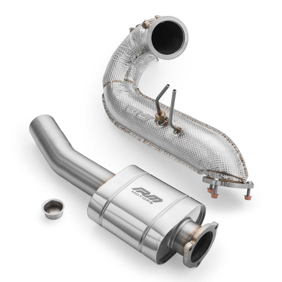 Downpipe set AUDI A8 S8 / Quattro 3.0 TDI +heat shield RM Motors
