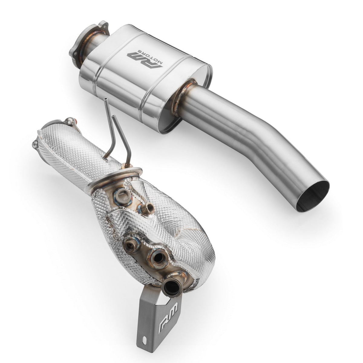 Downpipe set AUDI A8 S8 / Quattro 3.0 TDI +heat shield RM Motors