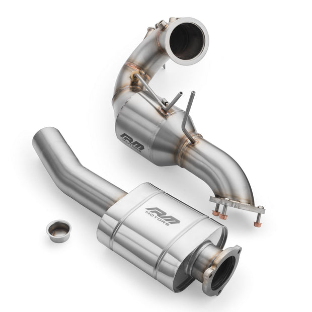 Downpipe set AUDI A8 S8 / Quattro 3.0 TDI +heat shield RM Motors
