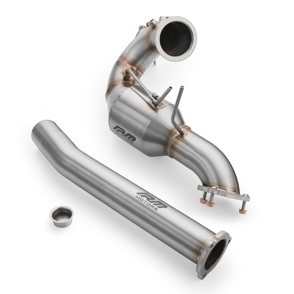 Downpipe set AUDI Q5 3.0 TDI +heat shield RM Motors