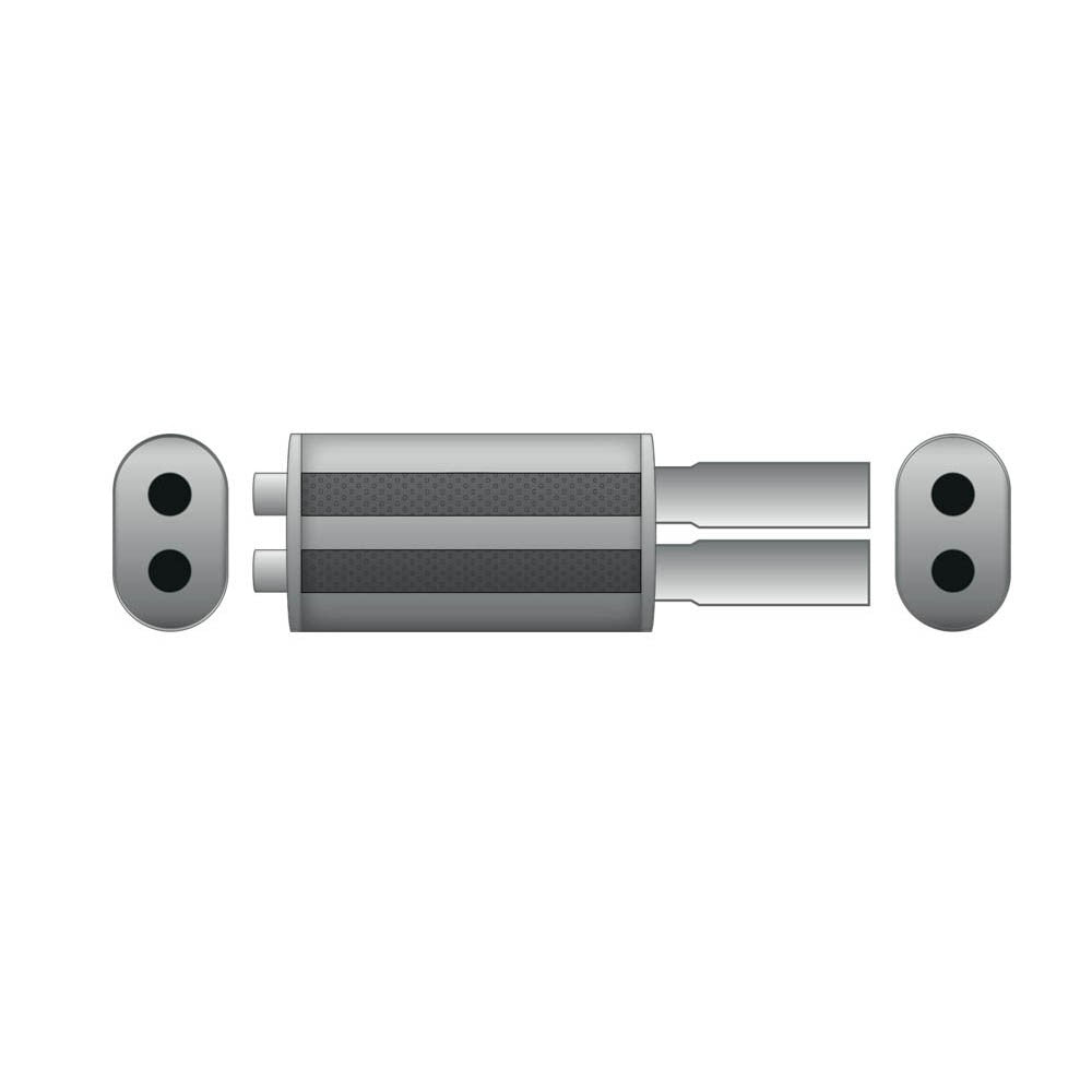 Universal E101 elliptical Ljuddämpare RM Motors