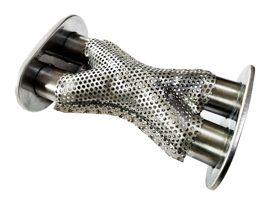 Universal elliptical Ljuddämpare with X-PIPE EX006