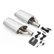 Set of chamber silencers with electric valve EV05