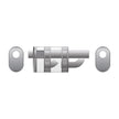 Set of chamber silencers with electric valve EV05