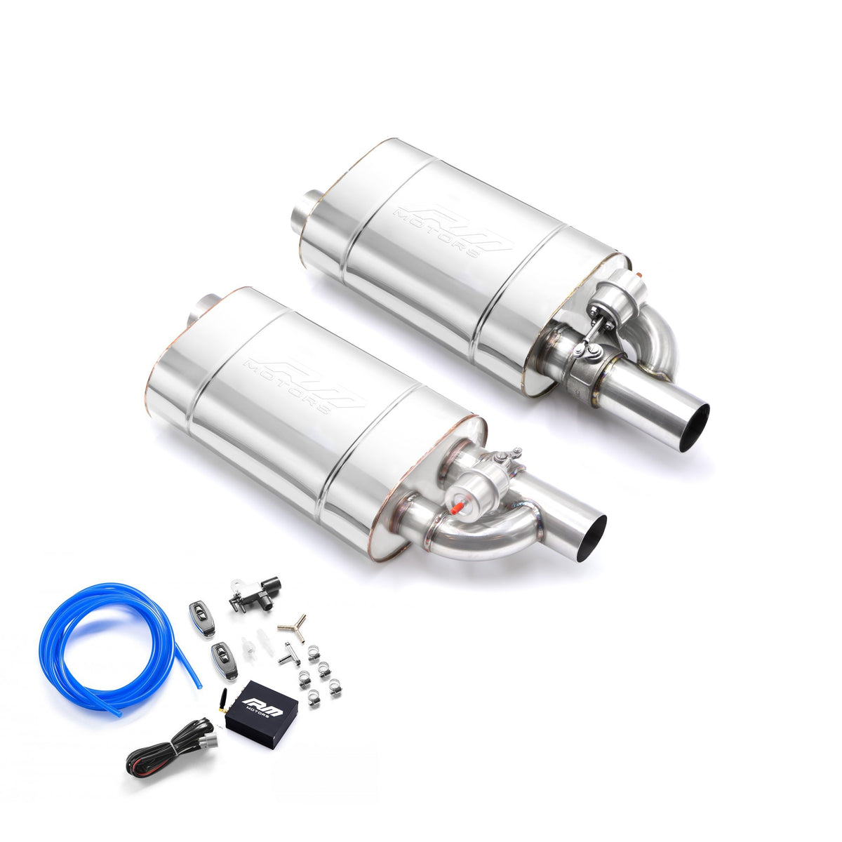 Set of silencers with valves E400