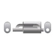 Set of silencers with valves E400