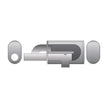 Set of transverse through silencers with electric valve EV04 RM Motors