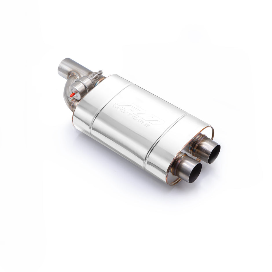 Straight-through Ljuddämpare with Vacuum Valve EV03