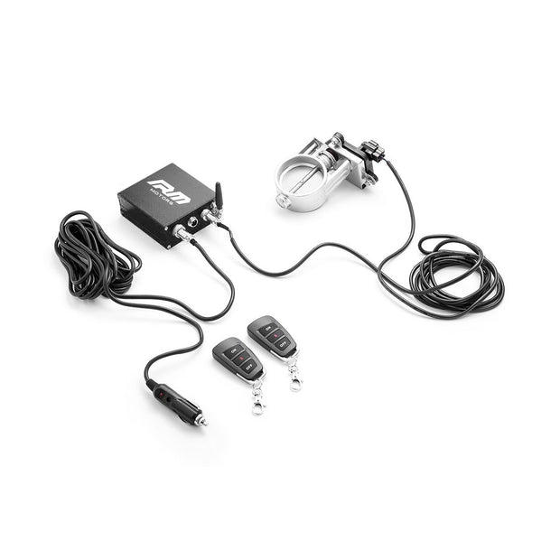 Electronic exhaust throttle with 63.5 mm control unit RM Motors
