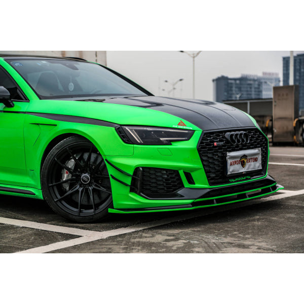 AE Design Motorhuv i pre-preg carbon för Audi RS4 B9 2017–2020 – bild 2