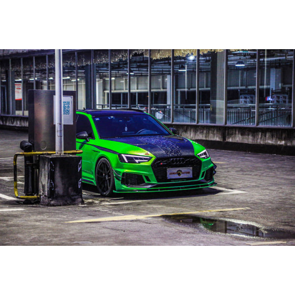 AE Design Motorhuv i pre-preg carbon för Audi RS4 B9 2017–2020 – bild 9