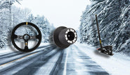 QSP Products Vinterbilspaket QSP Sportratt, rattnav & handbroms 400 mm för drifting och isbana