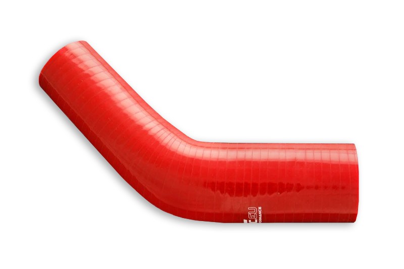 FMIC Reducerande silikonböj 45° 51/57 mm – Röd