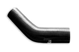 FMIC Reducerande silikonböj 45° 57/76 mm Svart – bild 2