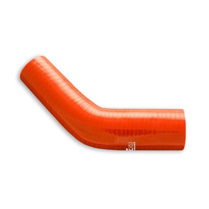 FMIC Reducerande silikonböj 45° 76/95 mm Orange – bild 2