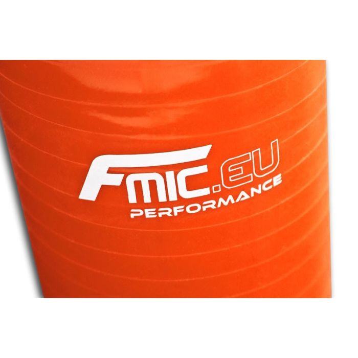 FMIC Reducerande silikonböj 45° 76/95 mm Orange – bild 3