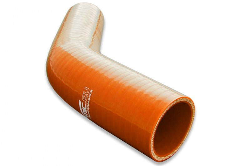 FMIC Reducerande silikonböj 45° 95/102 mm – Orange