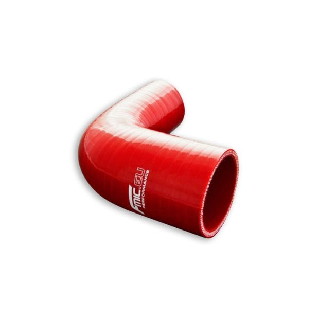 FMIC Reducerande silikonböj 90° 28/38 mm – Röd