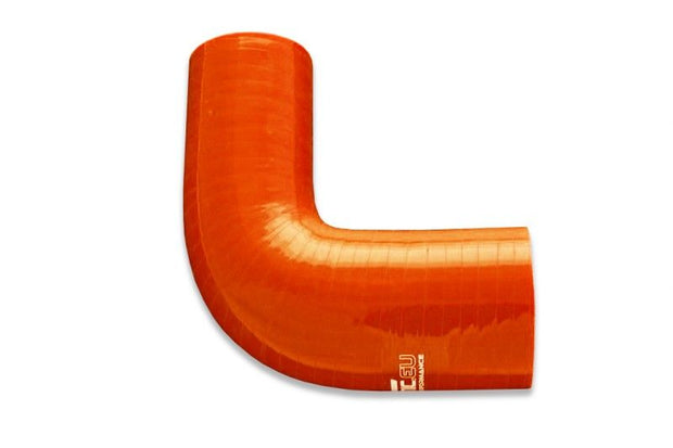 FMIC Reducerande silikonböj 90° 28/38 mm – Orange