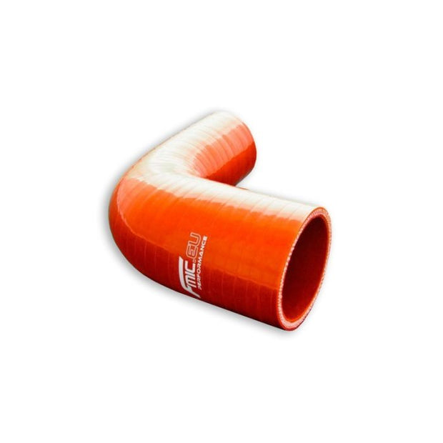 FMIC Reducerande silikonböj 90° 30/38 mm – Orange