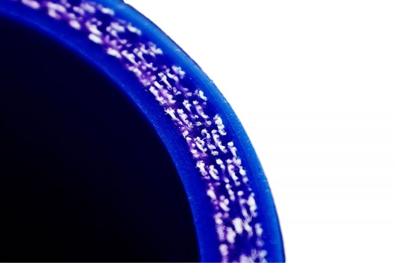 FMIC Reducerande silikonböj 90° 60/63 mm – Blå