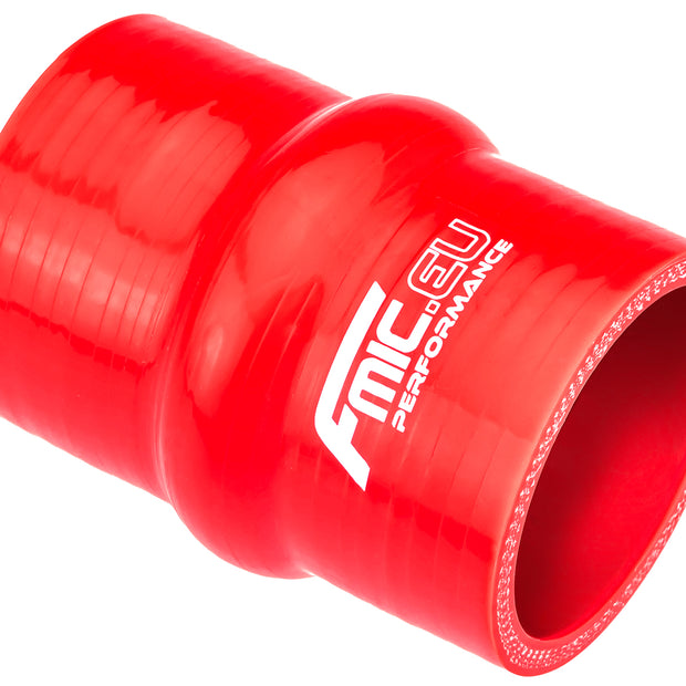 FMIC Silikonkoppling med hump 25 mm – Röd