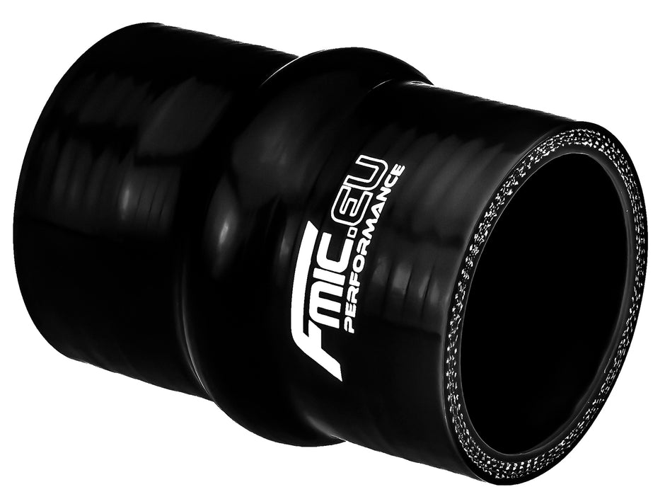 FMIC Silikonkoppling med hump 60 mm Svart