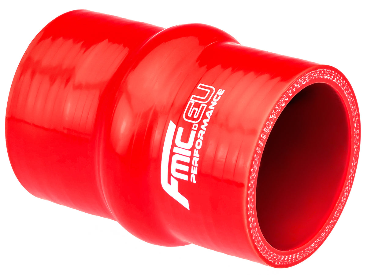 FMIC Silikonkoppling med hump 63 mm – Röd