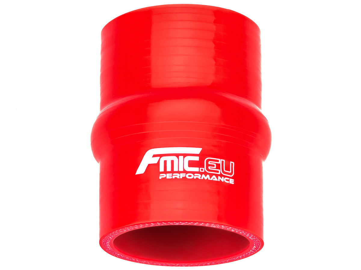 FMIC Silikonkoppling med hump 63 mm – Röd