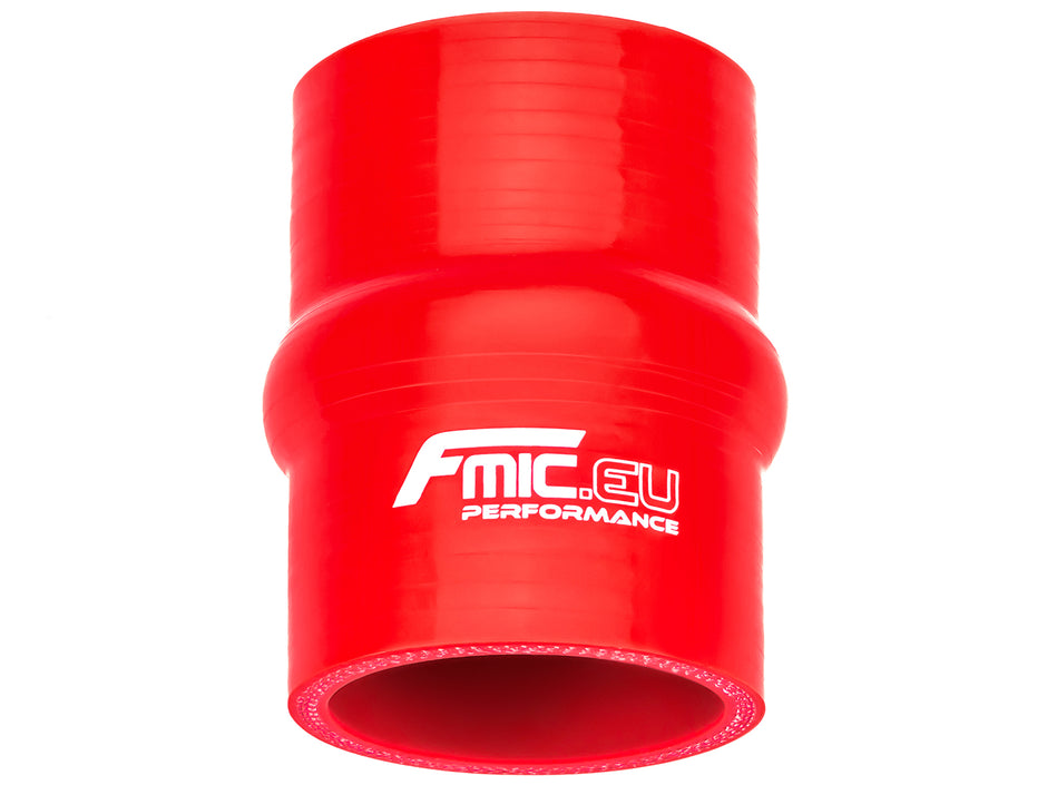 FMIC Silikonkoppling med hump 63 mm Röd – bild 3