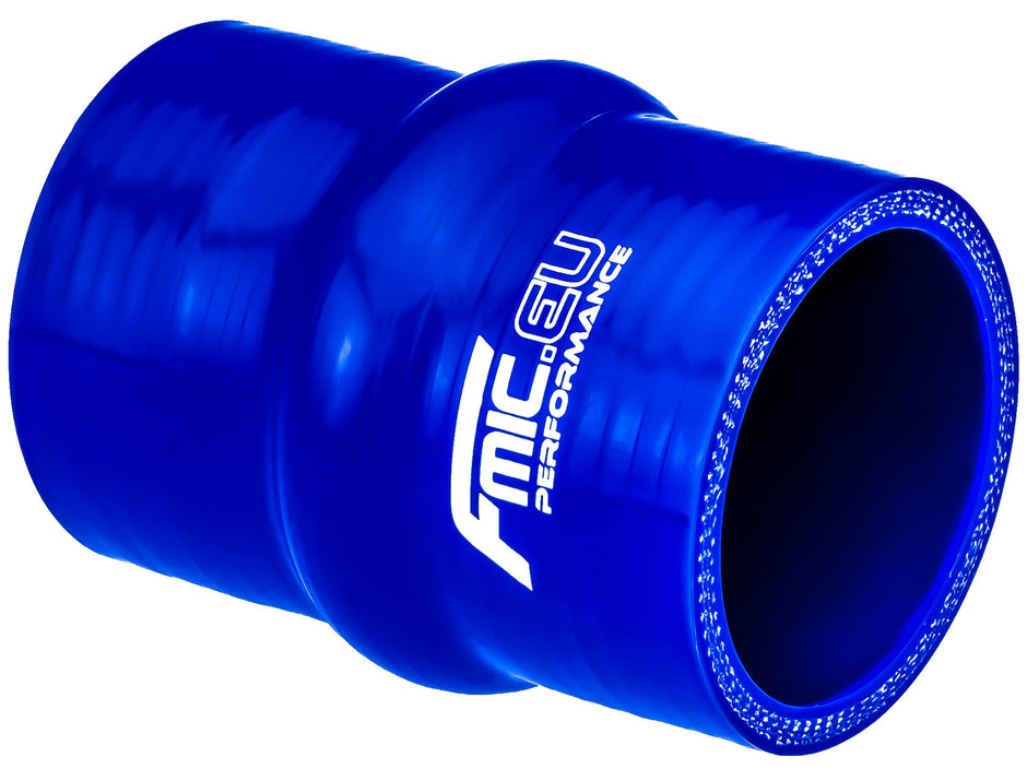 FMIC Silikonkoppling med hump 63 mm Blå