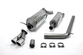 Skoda Fabia 5J 2010- Rostfritt Sportavgassystem Catback TA Technix