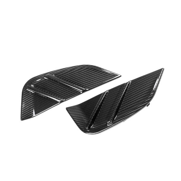 Utbytbara skärmventiler (gälar) i pre-preg carbon för BMW M4 G82/G83