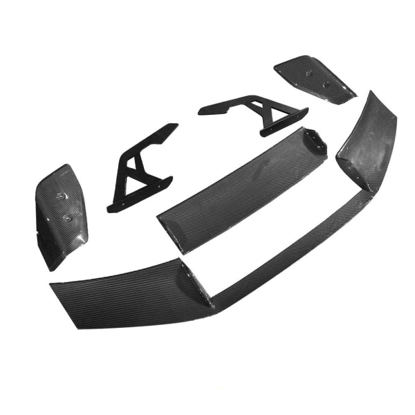 Swan Neck-bakvinge i pre-preg carbon för BMW M2/M3/M4/M5/M8 F80/F82/F87/G80/G82/G22/G26