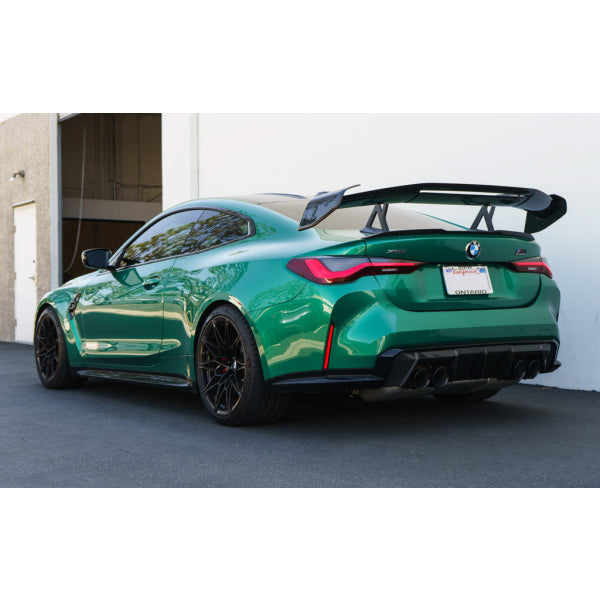 Swan Neck-bakvinge i pre-preg carbon för BMW M2/M3/M4/M5/M8 F80/F82/F87/G80/G82/G22/G26