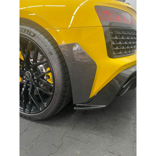Canards/splitters till bakre stötfångare GT i carbon för Audi R8 2016–2018