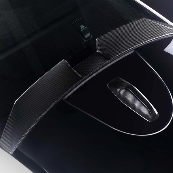 Takspoiler för bakrutan i pre-preg carbon (Sooqoo) för BMW 5 G60 & M5 G90